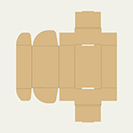 穴あけパンチ梱包用ダンボール箱 | 135×85×50mmでN式額縁タイプの箱 2