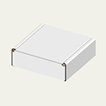がま口財布梱包用ダンボール箱 | 120×130×40mmでN式額縁タイプの箱 1