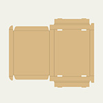 水着梱包用ダンボール箱 | 320×255×30mmでN式額縁タイプの箱 2