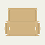 神棚用榊梱包用ダンボール箱 | 350×150×20mmでN式額縁タイプの箱 2