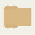 サービングボード梱包用ダンボール箱 | 316×241×23mmでN式額縁タイプの箱 2