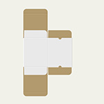 粉ミルク缶梱包用ダンボール箱 | 153×153×183mmでB式キャラメルタイプの箱 2