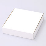 蕎麦ざる梱包用ダンボール箱 | 205×205×50mmでN式簡易タイプの箱 1