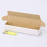 体温計梱包用ダンボール箱 | 210×37×35mmでN式簡易タイプの箱 0