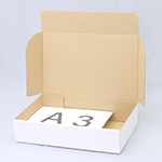 ホテルパン 1/1サイズ梱包用ダンボール箱 | 550×350×120mmでN式簡易タイプの箱 0