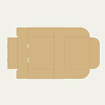 キーボックス梱包用ダンボール箱 | 262×212×85mmでN式簡易タイプの箱 2
