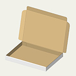 卓球ラケット梱包用ダンボール箱 | 300×213×28mmでN式簡易タイプの箱 0