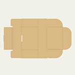 マウス梱包用ダンボール箱 | 136×95×53mmでN式簡易タイプの箱 2