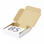 オーブンストーブ用ピザストーン梱包用ダンボール箱 | 275×265×70mmでN式簡易タイプの箱 1