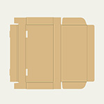 金槌梱包用ダンボール箱 | 330×150×40mmでN式簡易タイプの箱 2