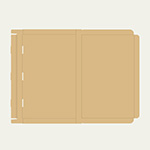 団扇（うちわ）梱包用ダンボール箱 | 430×270×27mmでN式簡易タイプの箱 2