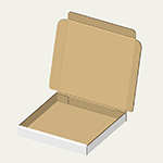 鍋敷梱包用ダンボール箱 | 205×200×25mmでN式簡易タイプの箱 0