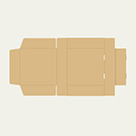 卓上IHクッキングヒーター梱包用ダンボール箱 | 215×215×60mmでN式簡易タイプの箱 2