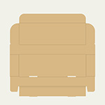 ドライバー差し梱包用ダンボール箱 | 323×103×45mmでN式簡易タイプの箱 2