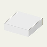フィギュアディスプレイ用ターンテーブル梱包用ダンボール箱 | 219×219×60mmでN式簡易タイプの箱 1