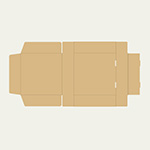 フィギュアディスプレイ用ターンテーブル梱包用ダンボール箱 | 219×219×60mmでN式簡易タイプの箱 2