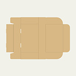 グラフィックボード梱包用ダンボール箱 | 260×160×65mmでN式簡易タイプの箱 2