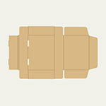押し花キット梱包用ダンボール箱 | 220×160×55mmでN式簡易タイプの箱 2