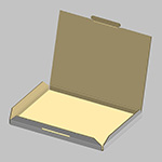 直径20cm(8インチ)のSサイズ用ピザ箱 | テイクアウト用の箱としても便利 0