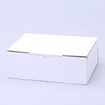 スリッパ・ルームシューズ梱包用ダンボール箱 | 354×252×120mmでN式差込タイプの箱 1