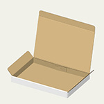 サウナハット梱包用ダンボール箱 | 298×193×27mmでN式差込タイプの箱 0