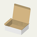 メッセンジャーバッグ梱包用ダンボール箱 | 320×240×89mmでN式差込タイプの箱 0