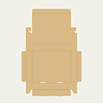 マフィン焼き型梱包用ダンボール箱 | 275×215×43mmでN式差込タイプの箱 2