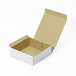 チーズ梱包用ダンボール箱 | 205×205×70mmでN式差込タイプの箱 0