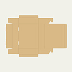トルティーヤプレス梱包用ダンボール箱 | 277×217×66mmでN式差込タイプの箱 2