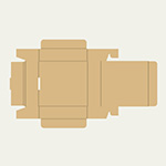 エコバッグ梱包用ダンボール箱 | 145×145×39mmでN式差込タイプの箱 2