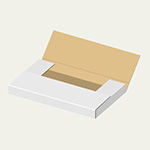チーズボード梱包用ダンボール箱 | 266×161×23mmでたとう式タイプの箱 0