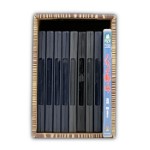 CD・DVDのカバー・ジャケット整理整頓用｜フタ付きの段ボール箱（木目）｜VillageBox・ヴィレッジボックス 4