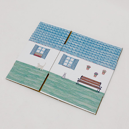 ネイルケア用品発送箱（手書き風デザイン）｜格安価格の