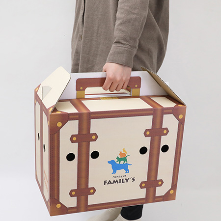 ダンボール製ペットキャリーケース｜格安価格のダンボール