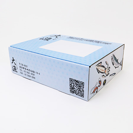 ふぐのお歳暮用箱(クール便対応)｜格安価格のダンボール