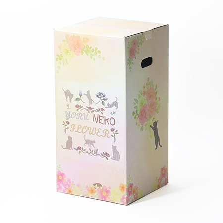 結婚式のブーケ用 プリザーブドフラワー梱包箱（春）