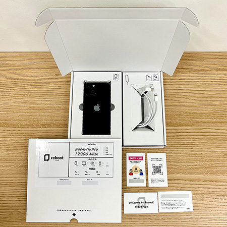 iPhoneレンタル用の郵送箱のオリジナル製作