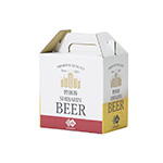 【仕切り付き】クラフトビール6本用 手持ち用ダンボール箱