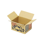 【秋祭り】屋台の提供容器用ミニチュアダンボール箱 3