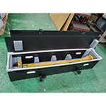 重機用レンタル機材の緩衝材付きプラダンケースのオリジナル製作 3