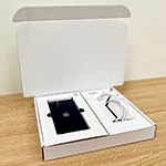 iPhoneレンタル用の郵送箱のオリジナル製作 3