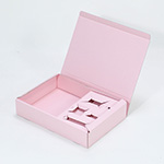 アパレルショップの夏のスペシャルボックスのオリジナル製作 | 両面カラーダンボール(ピンク) 3