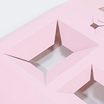 アパレルショップの夏のスペシャルボックスのオリジナル製作 | 両面カラーダンボール(ピンク) 3