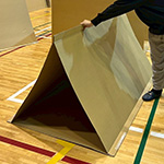 簡易ダンボールテントのオリジナル製作 3