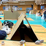 簡易ダンボールテントのオリジナル製作 3