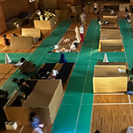 簡易ダンボールテントのオリジナル製作 3