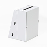 アンケート用紙スタンド付き回収ボックスのオリジナル製作｜店舗・展示会での卓上カタログスタンドとしても 3