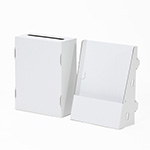 アンケート用紙スタンド付き回収ボックスのオリジナル製作｜店舗・展示会での卓上カタログスタンドとしても 3