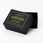 高級感のあるギフトボックス箱(お歳暮の有田みかん用)のオリジナル製作 3