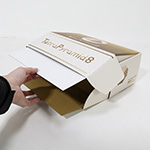 手前が開く!木製パズル発送用ダンボール箱のオリジナル製作 3